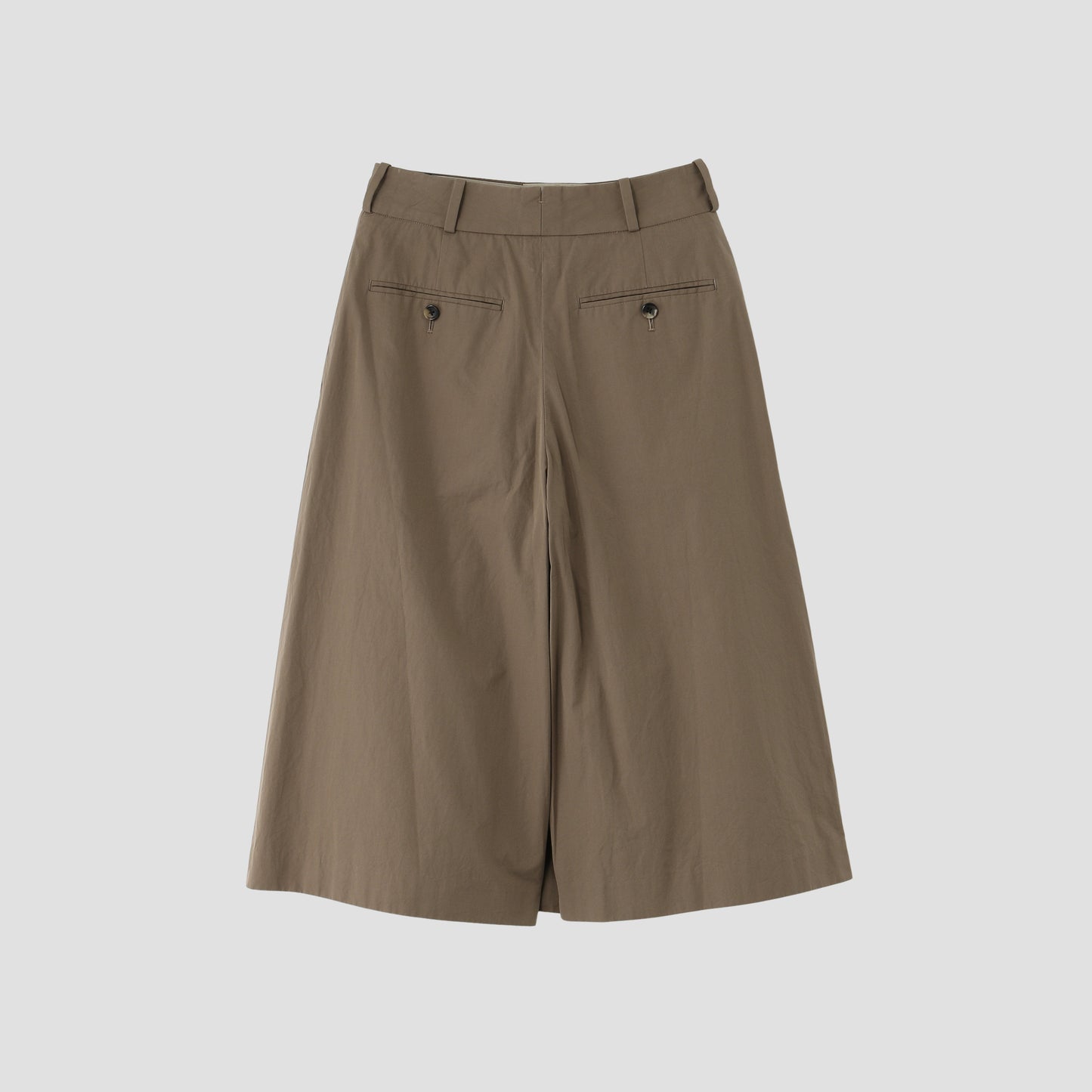 YARN DYED CRISP COTTON TROUSERS