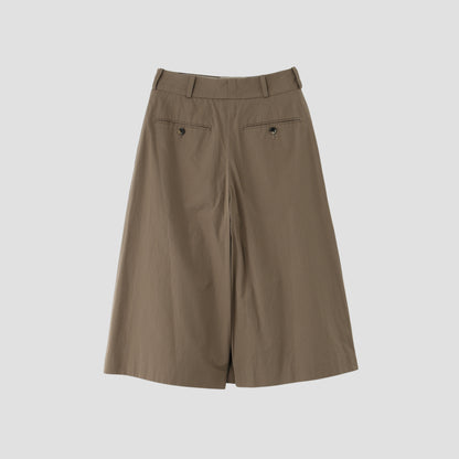 YARN DYED CRISP COTTON TROUSERS