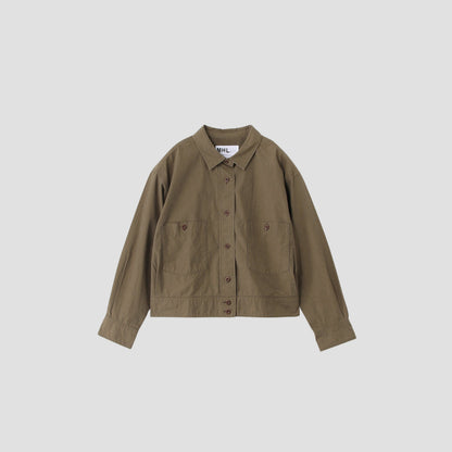 SHEET COTTON LINEN BLOUSON