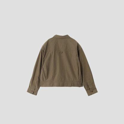 SHEET COTTON LINEN BLOUSON