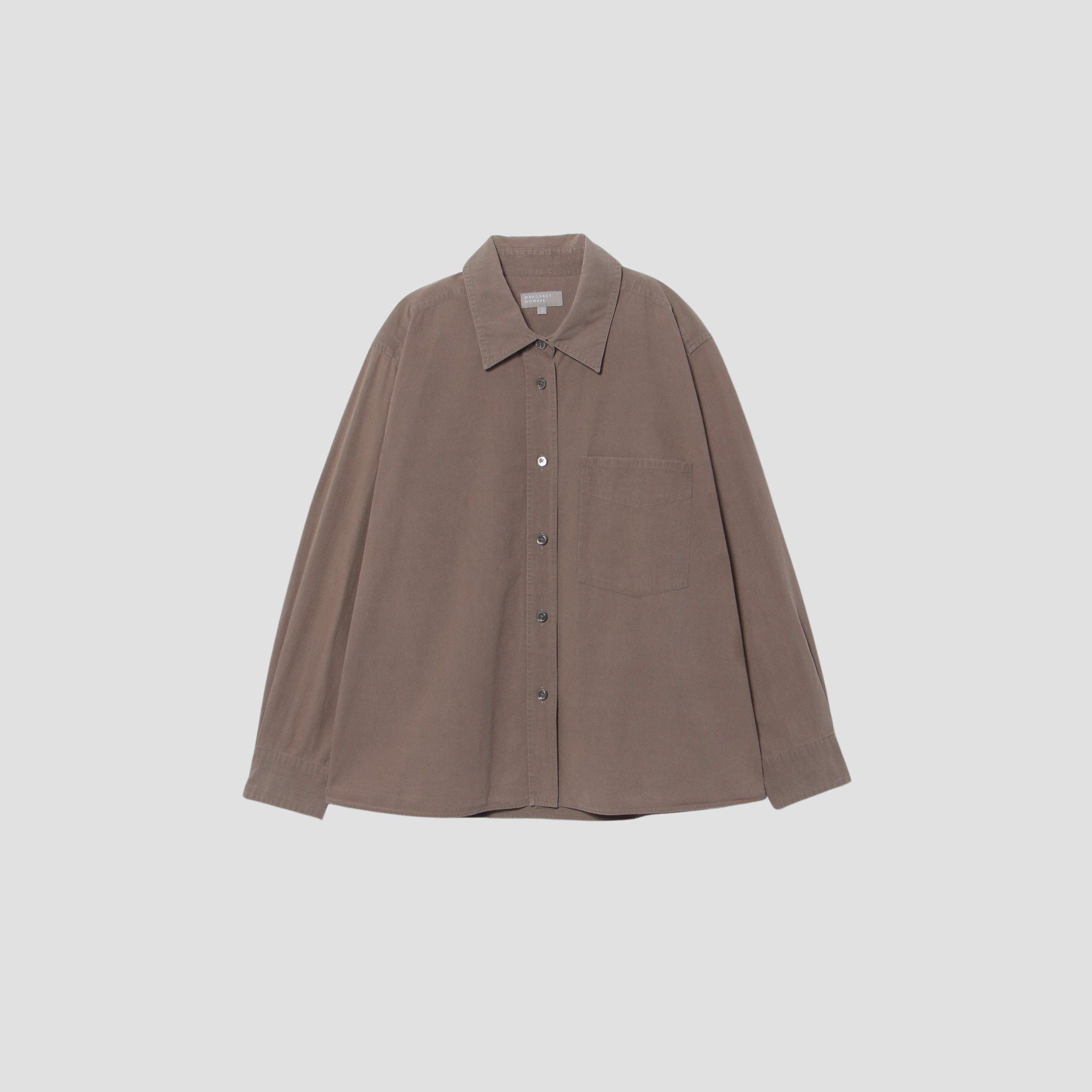 MARGARET HOWELL | PIECE DYED WASHED COTTON SHIRT | シャツ – ReLIKE