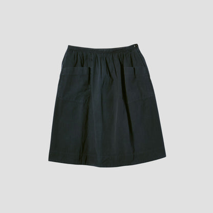 GARMENT DYE VINTAGE POPLIN SKIRT