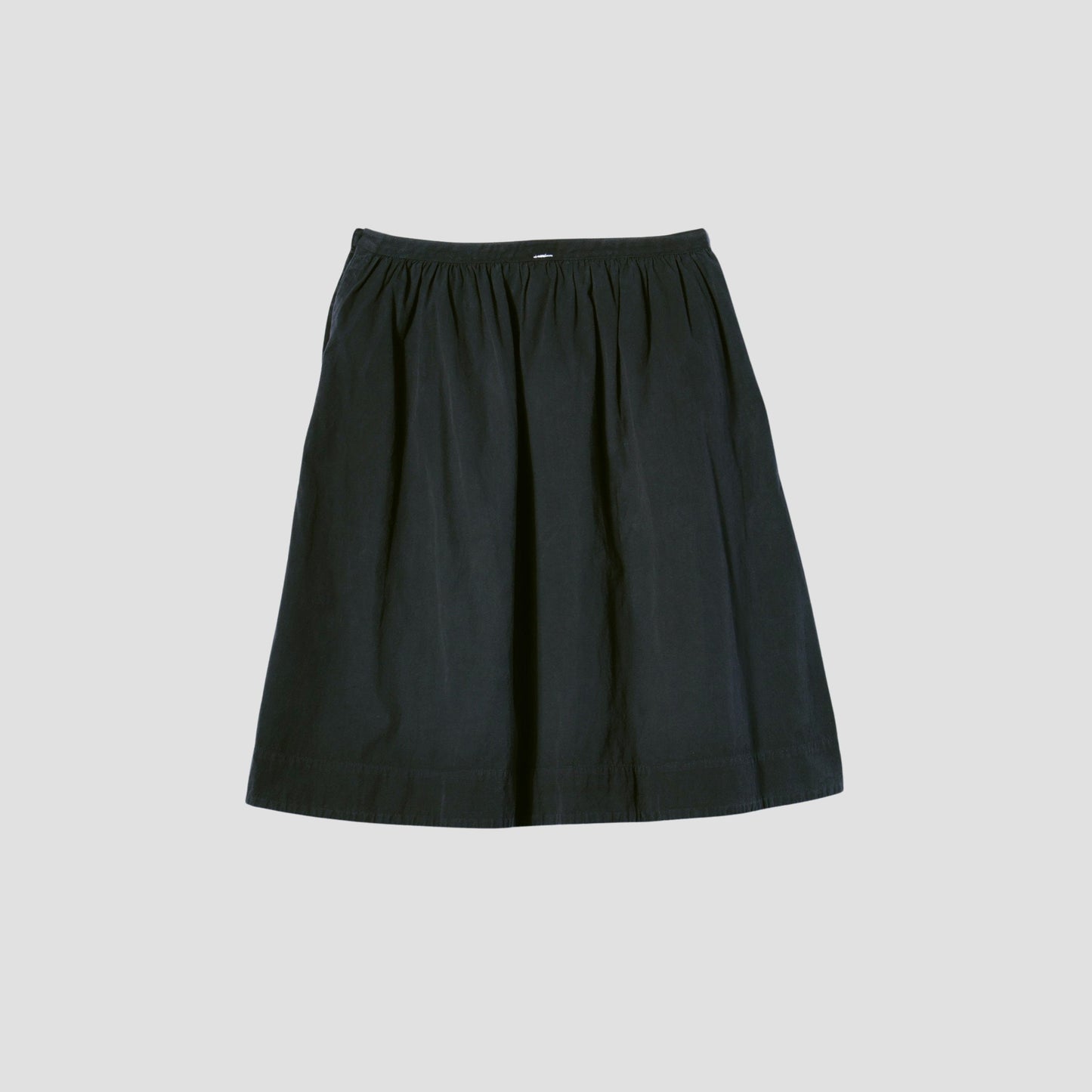 GARMENT DYE VINTAGE POPLIN SKIRT