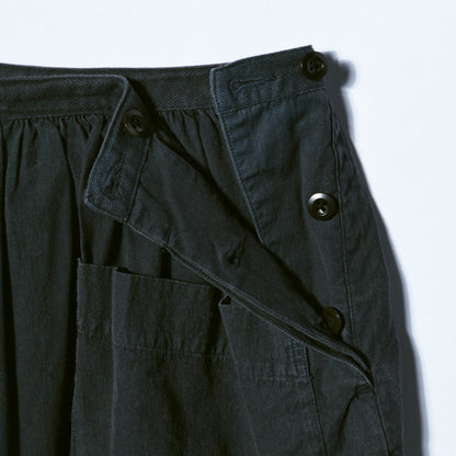 GARMENT DYE VINTAGE POPLIN SKIRT