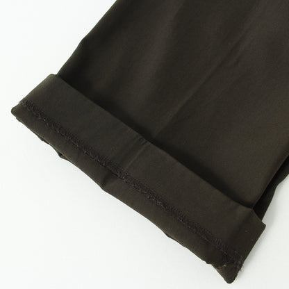 COMPACT COTTON WOOL TROUSERS