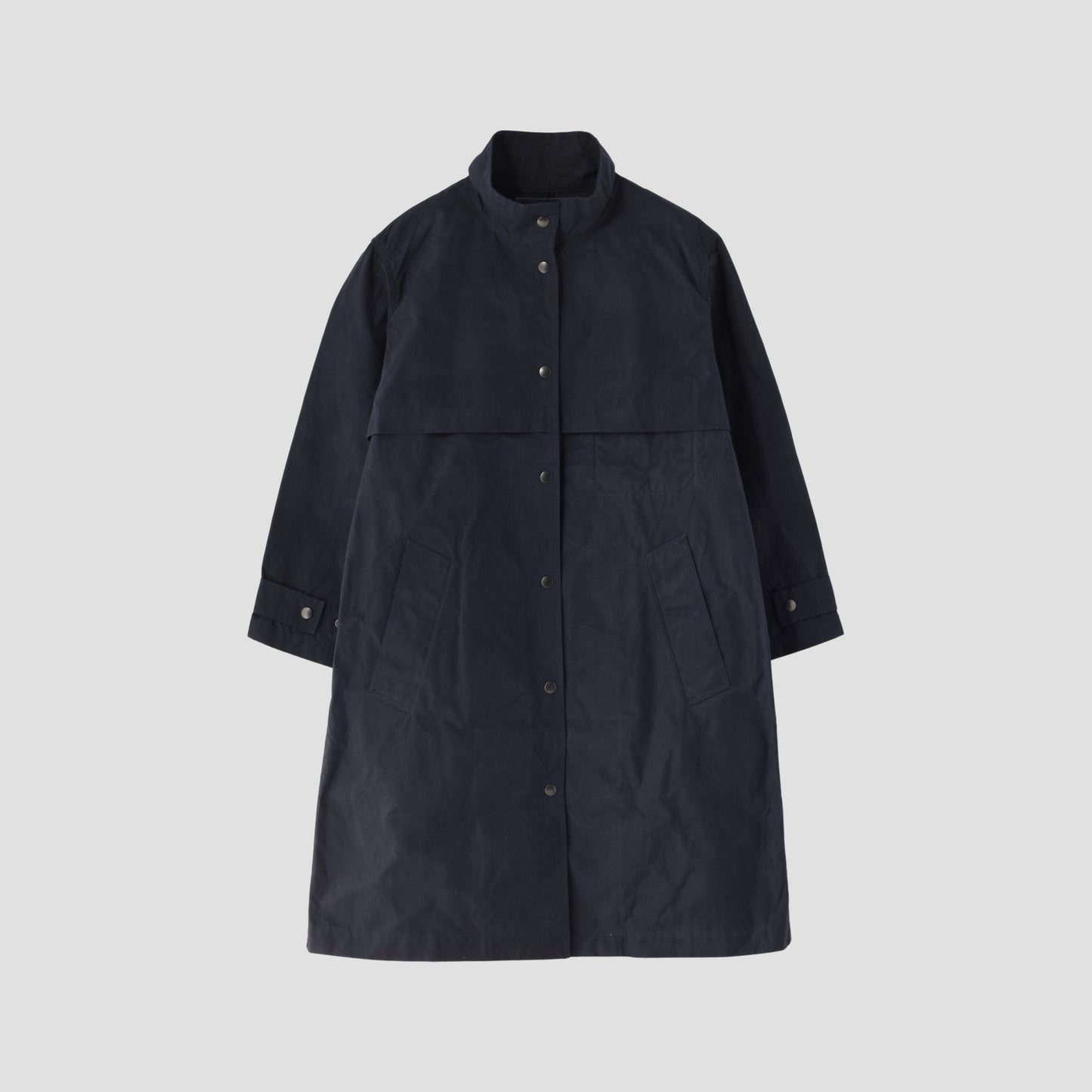 WASHED WAXED COTTON COAT