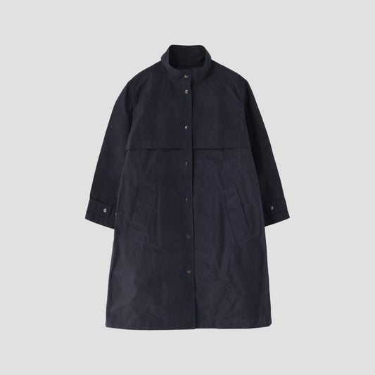 WASHED WAXED COTTON COAT
