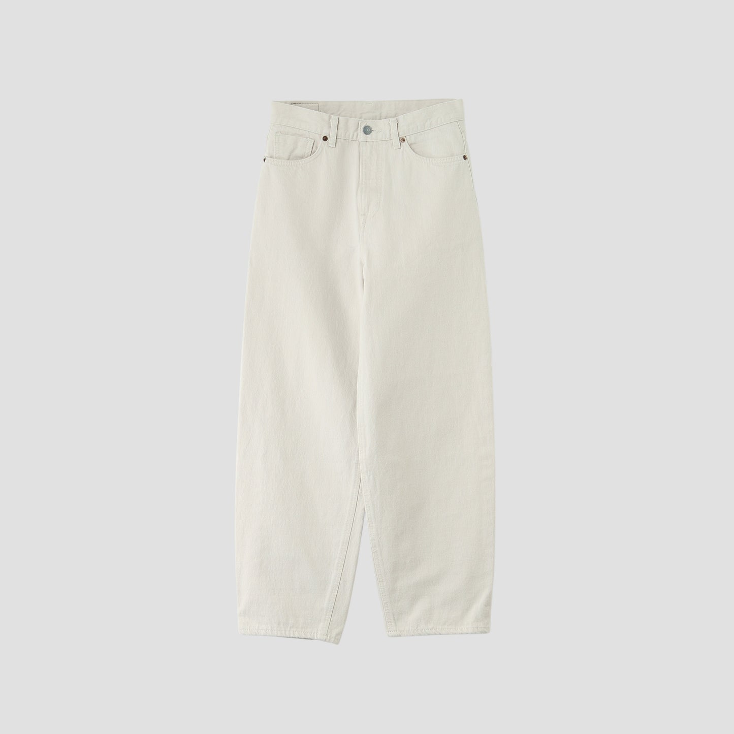 WHITE DENIM TROUSERS