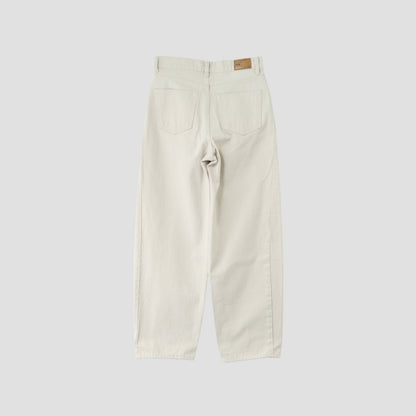 WHITE DENIM TROUSERS