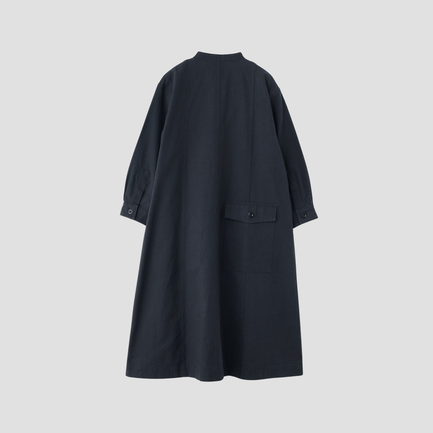 WORN COTTON WOOL TWILL DRESS