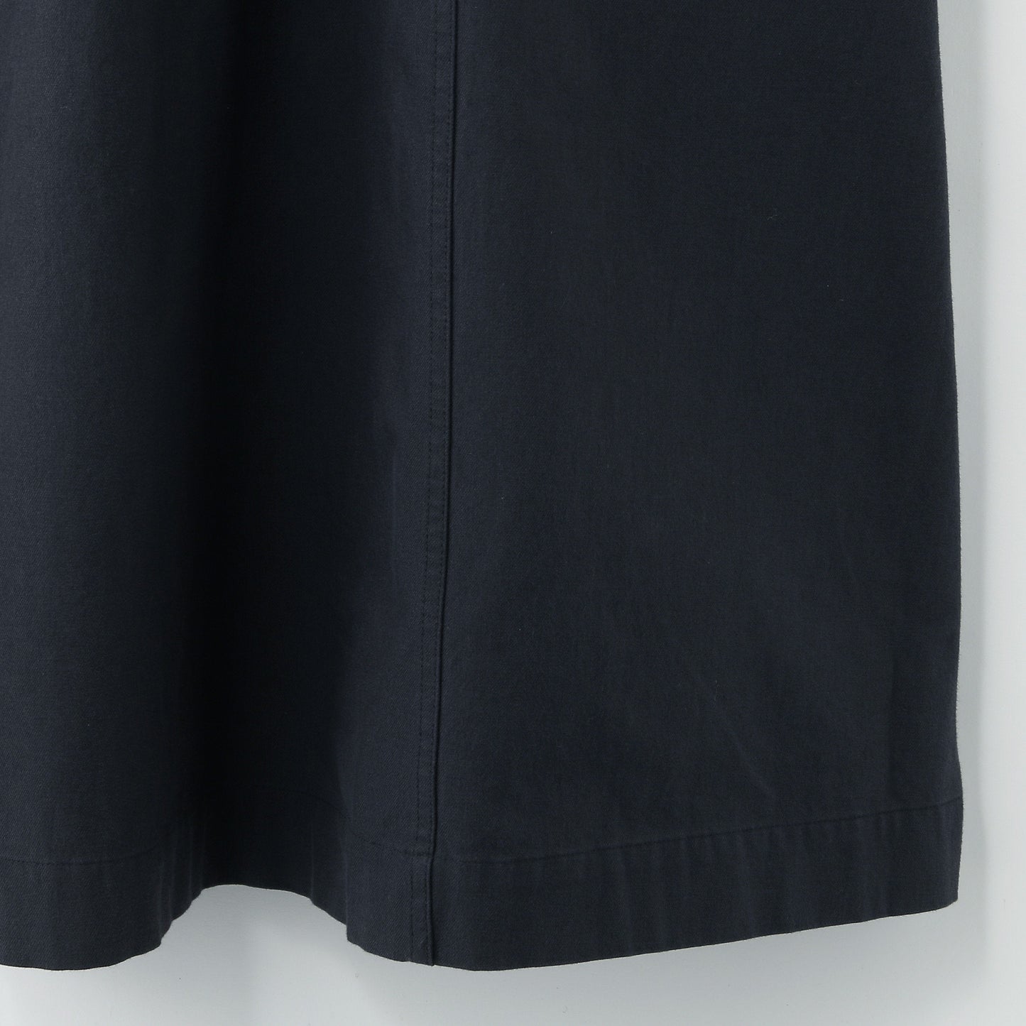 WORN COTTON WOOL TWILL DRESS