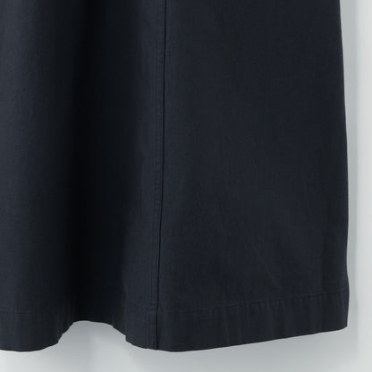 WORN COTTON WOOL TWILL DRESS