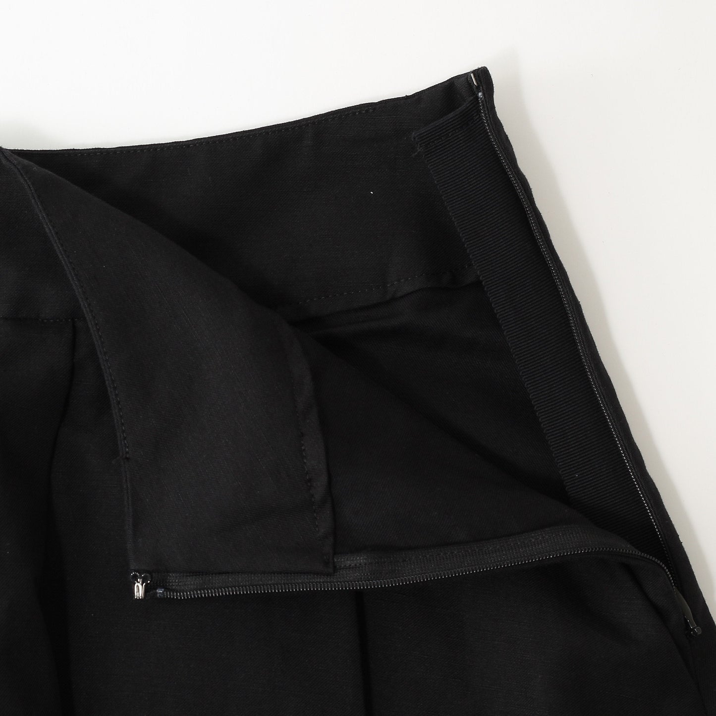 COTTON LINEN DRILL SKIRT