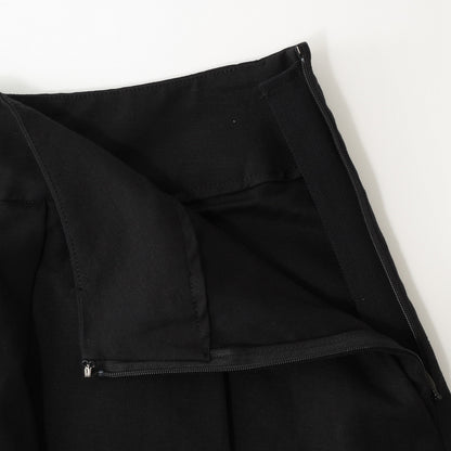 COTTON LINEN DRILL SKIRT