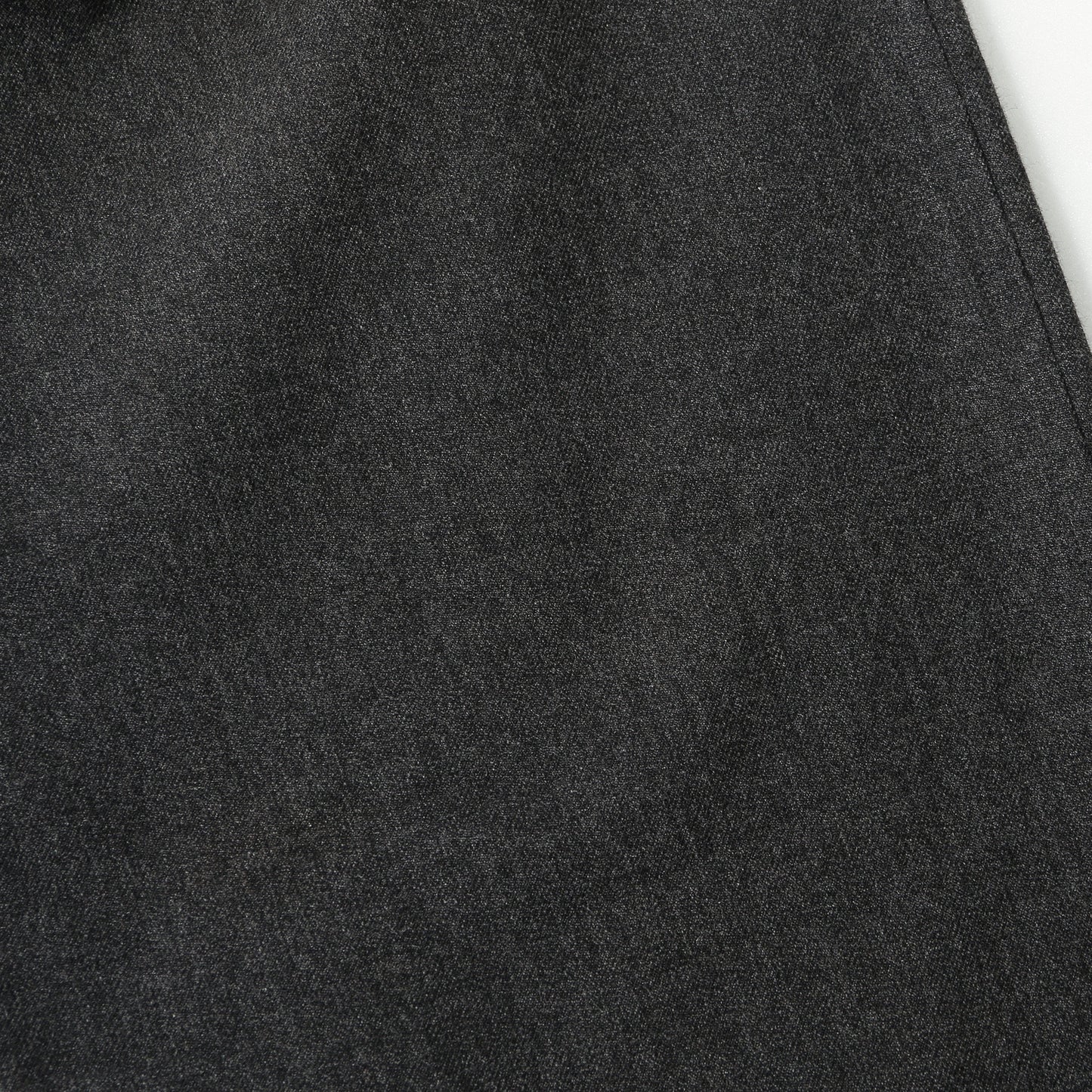 BRUSHED WOOL COTTON TWILL TROUSERS
