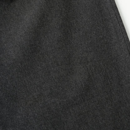 BRUSHED WOOL COTTON TWILL TROUSERS