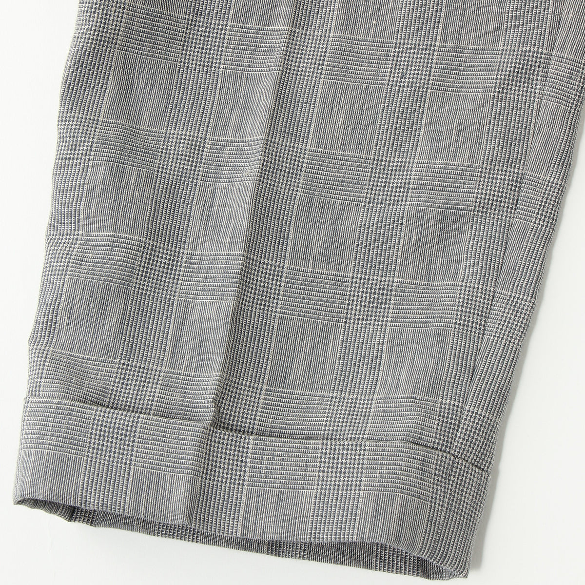 PRINCE OF WALES LINEN TROUSERS