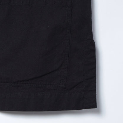 BLACK WARP COTTON DENIM SHIRT
