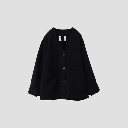 FELTED WOOL TWILL BLOUSON