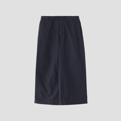 DENSE COTTON WOOL TROUSERS