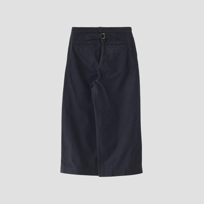 DENSE COTTON WOOL TROUSERS