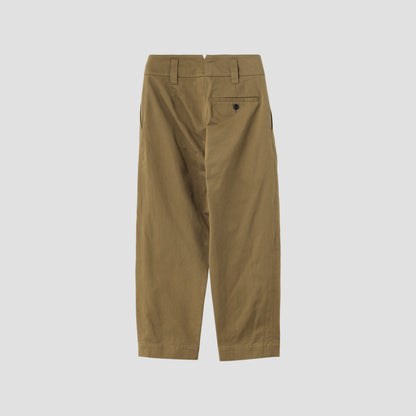 COTTON TWILL TROUSERS