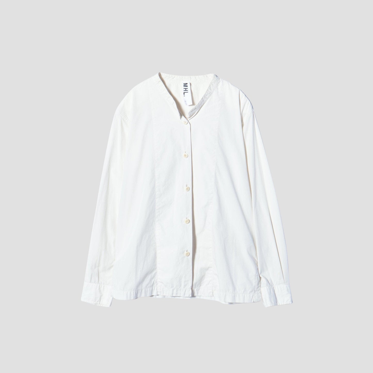 GARMENT DYE BASIC POPLIN(MHL SHOP限定) SHIRT