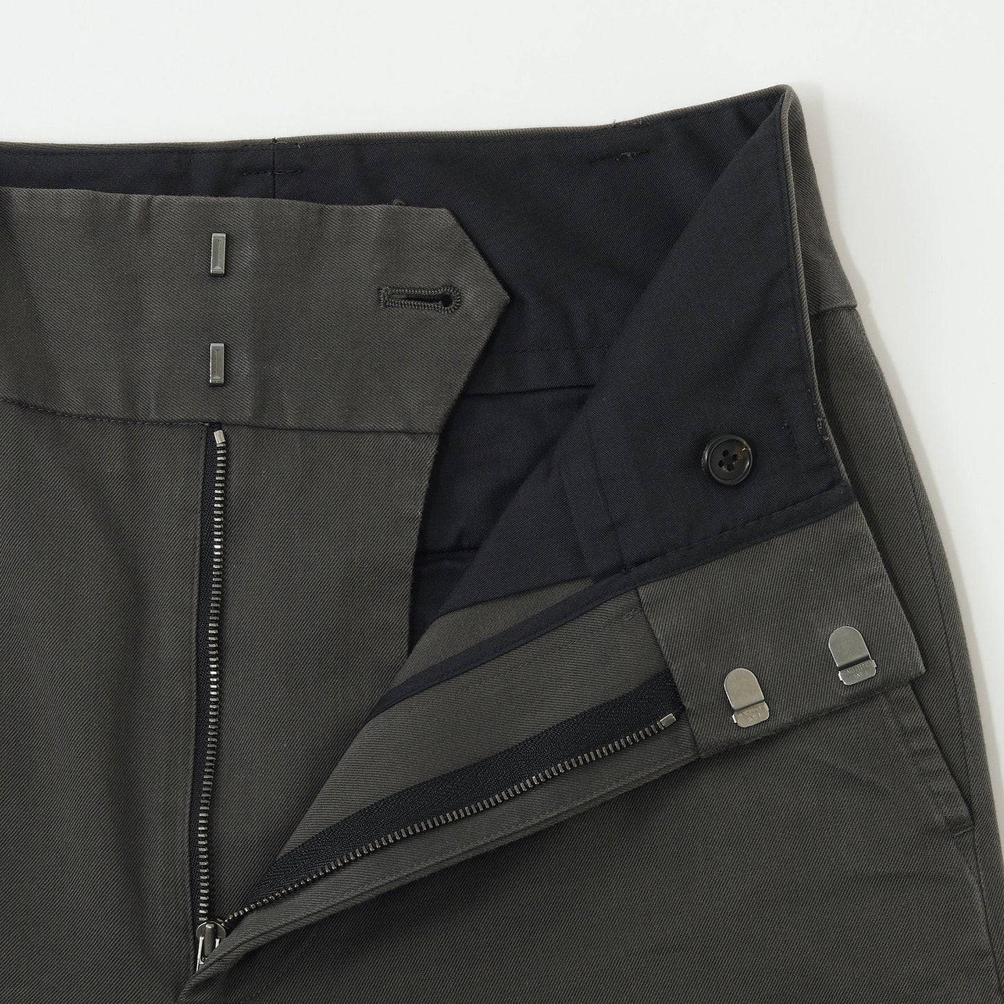 COTTON TWILL TROUSERS