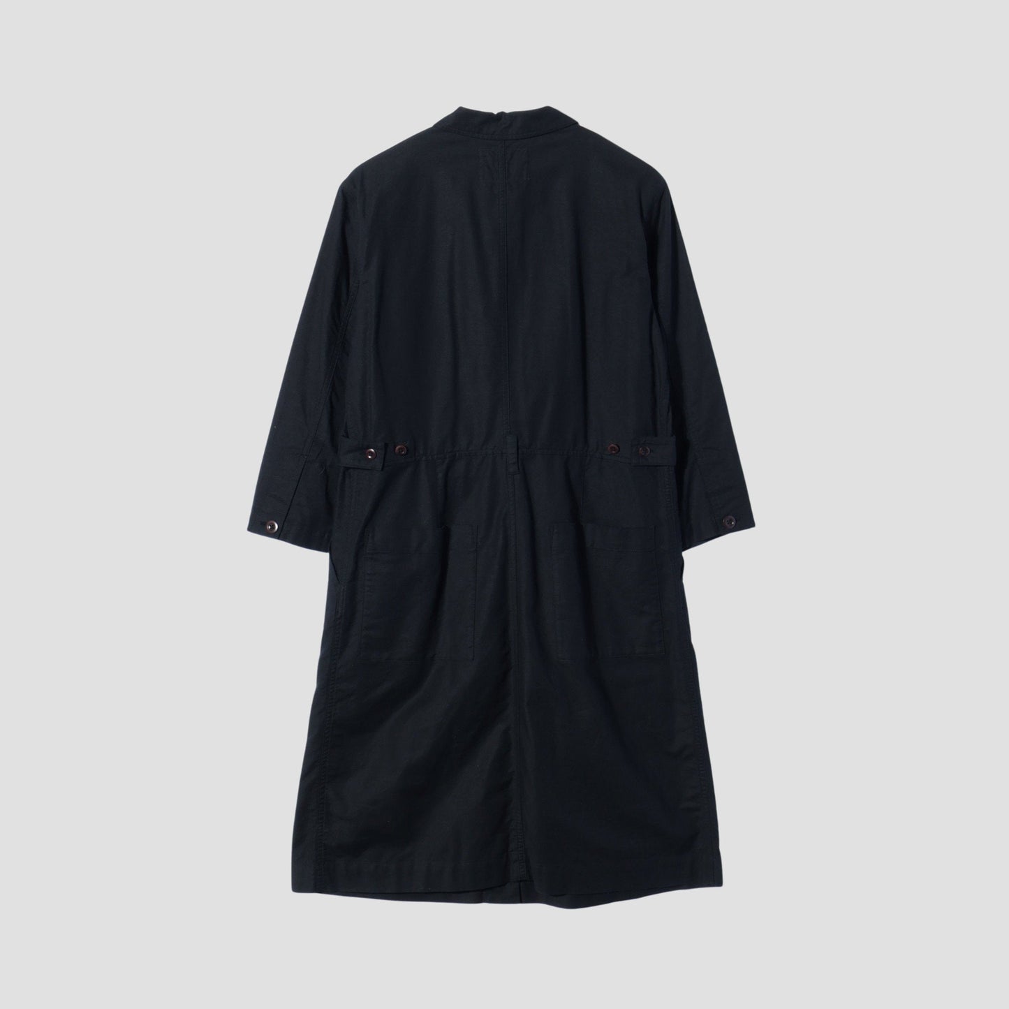 COTTON LINEN OXFORD DRESS