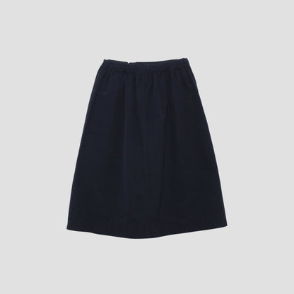 COTTON WOOL CANVAS SKIRT