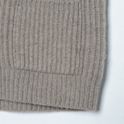 CHUNKY RIB WAISTCOAT KNIT