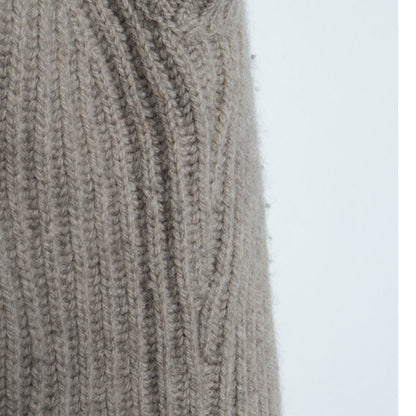 CHUNKY RIB WAISTCOAT KNIT