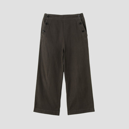ROUGH COTTON CANVAS TROUSERS