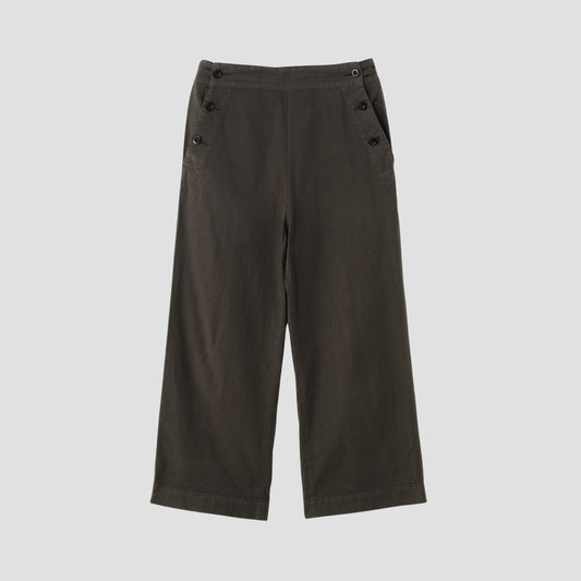 ROUGH COTTON CANVAS TROUSERS