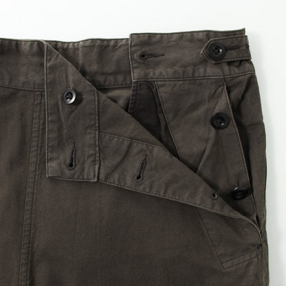 ROUGH COTTON CANVAS TROUSERS