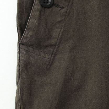 ROUGH COTTON CANVAS TROUSERS