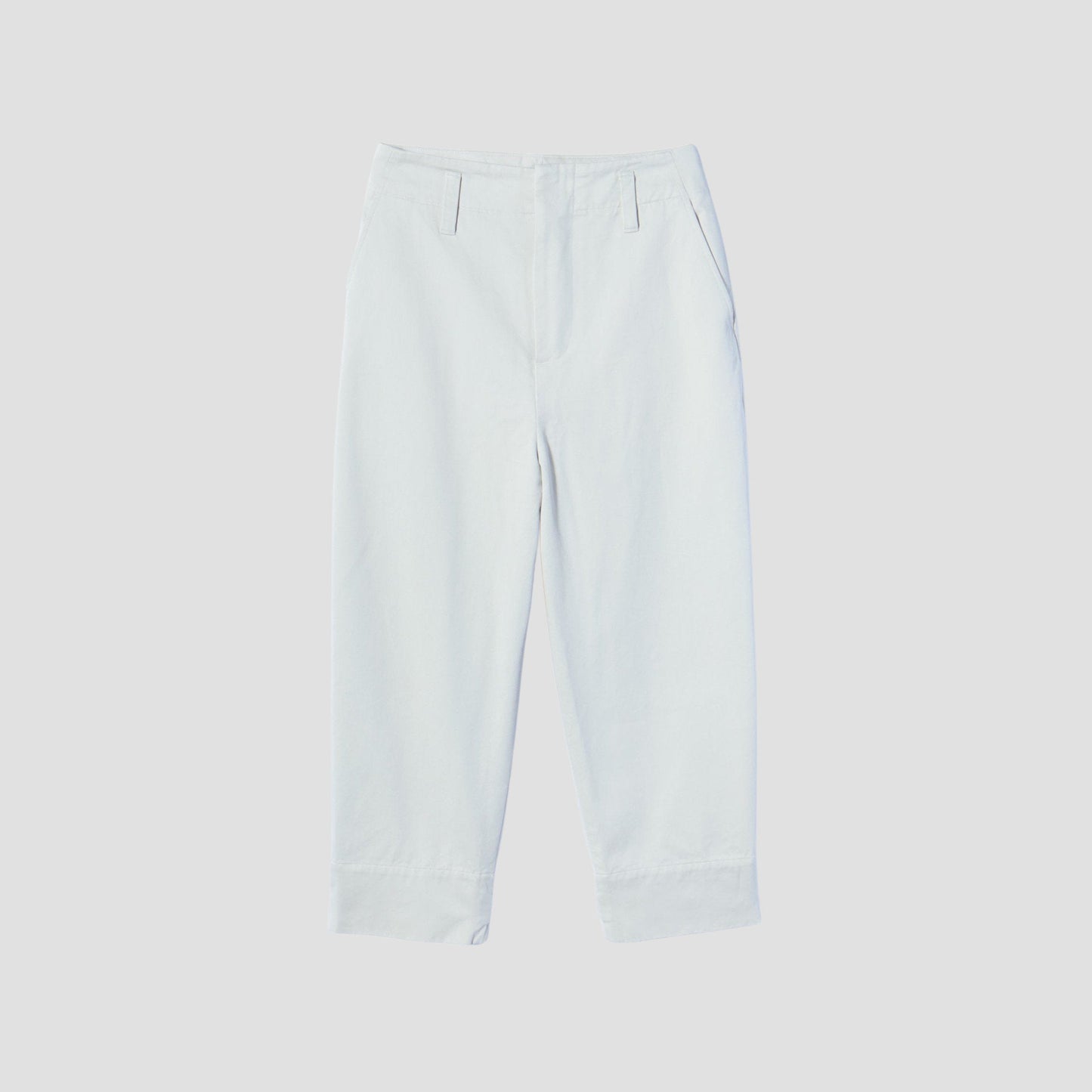ORGANIC COTTON TWILL TROUSERS