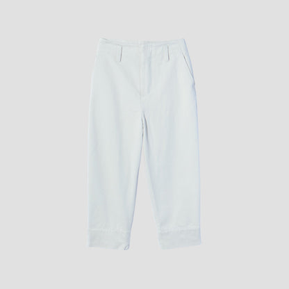 ORGANIC COTTON TWILL TROUSERS
