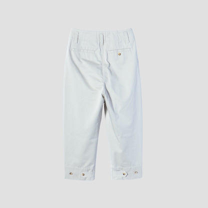 ORGANIC COTTON TWILL TROUSERS