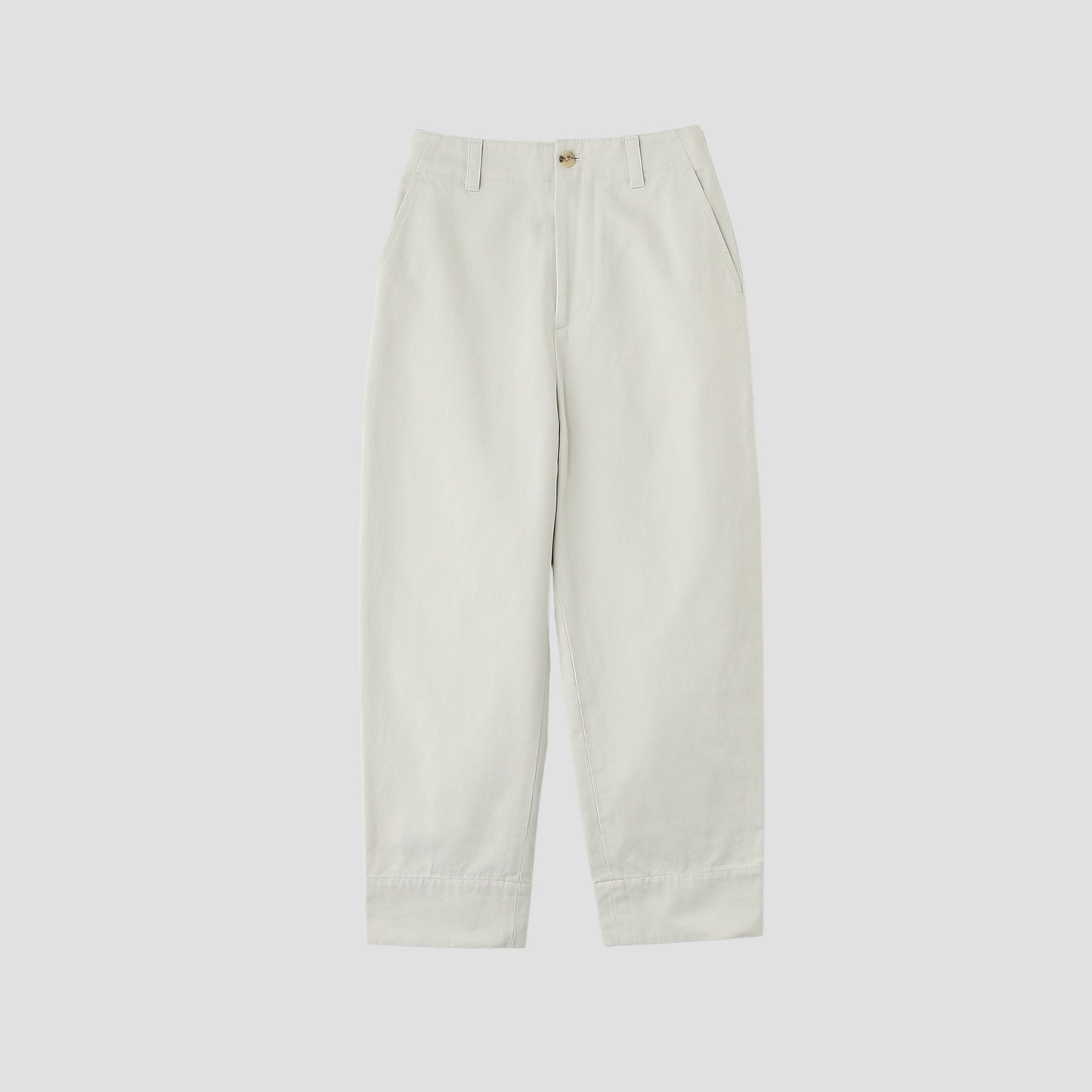 ORGANIC COTTON TWILL TROUSERS