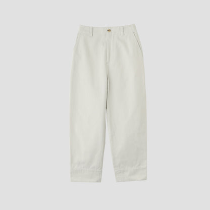 ORGANIC COTTON TWILL TROUSERS