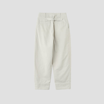 ORGANIC COTTON TWILL TROUSERS