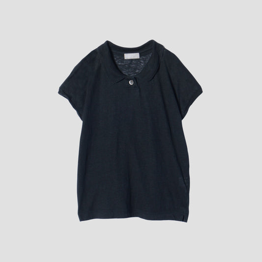 FINE LINEN JERSEY POLO