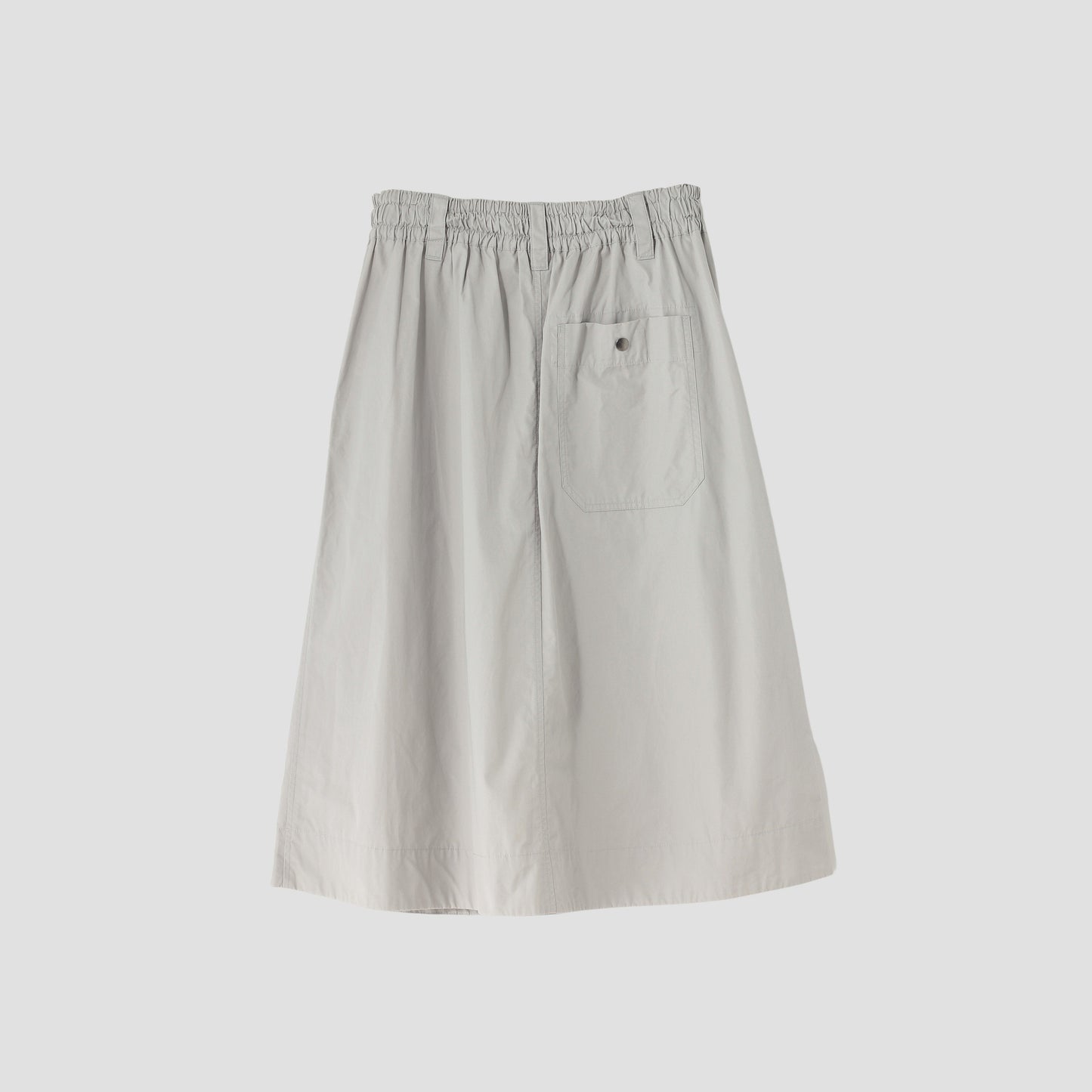 FINE COMPACT COTTON POPLIN SKIRT