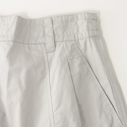 FINE COMPACT COTTON POPLIN SKIRT