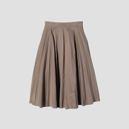 PLAIN WEAVE BLEND SKIRT