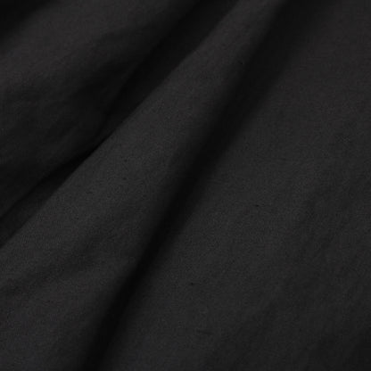 WOOL LINEN POPLIN SKIRT