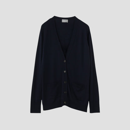 BASIC MERINO CARDIGAN KNIT