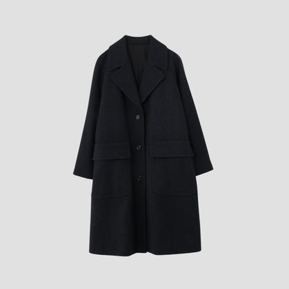 LAMBSWOOL MELTON COAT