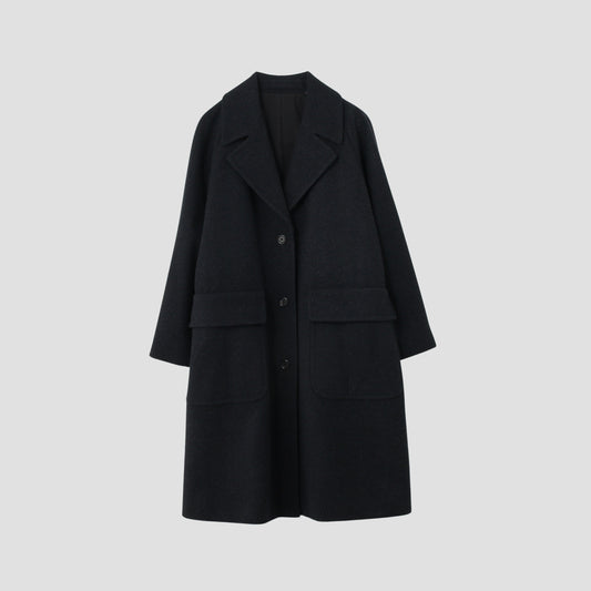 LAMBSWOOL MELTON COAT